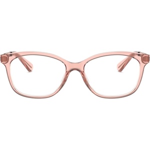 Michael Kors womens Mk4035 Ambrosine Rectangular Prescription Eyewear Frames(Transparent Mulberry/Demo Lens)