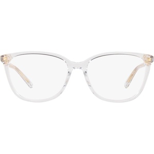 Michael Kors womens Mk4067u Santa Clara Universal Fit Square Prescription Eyewear Frames(Clear/Demo Lens)