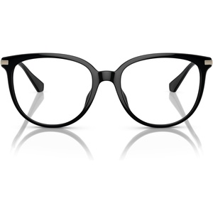 Michael Kors womens Mk4106u Westport Universal Fit Round Prescription Eyewear Frames(Black/Demo Lens)
