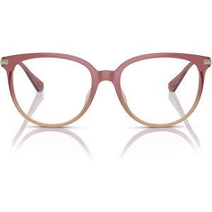 Michael Kors womens Mk4106u Westport Universal Fit Round Prescription Eyewear Frames(Dusty Rose Light Brown/Demo Lens)