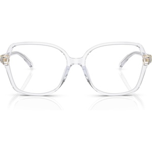 Michael Kors womens Mk4111u Bernal Universal Fit Square Prescription Eyewear Frames(Clear Transparent/Demo Lens)