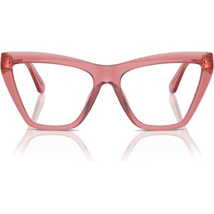 Michael Kors womens Mk4118u Hawaii Universal Fit Cat Eye Prescription Eyewear Frames(Rose Transparent/Demo Lens)