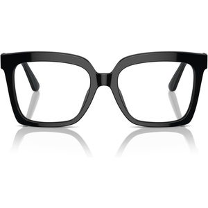 Michael Kors womens Mk4119u Nassau Universal Fit Square Prescription Eyewear Frames(Black/Demo Lens)