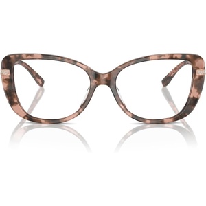 Michael Kors womens Mk4125bu Formentera Universal Fit Cat Eye Prescription Eyewear Frames(Pink Tortoise/Demo Lens)