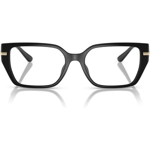 Michael Kors womens Mk4134u Crete Universal Fit Rectangular Prescription Eyewear Frames(Black/Demo Lens)