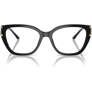Michael Kors womens Mk4140u Bierzo Universal Fit Square Prescription Eyewear Frames(Black/Demo Lens)