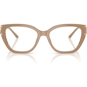 Michael Kors womens Mk4140u Bierzo Universal Fit Square Prescription Eyewear Frames(Camel/Demo Lens)