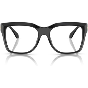 Michael Kors womens Mk4144u Sarasota Universal Fit Square Prescription Eyewear Frames(Black/Demo Lens)
