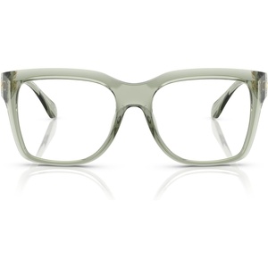 Michael Kors womens Mk4144u Sarasota Universal Fit Square Prescription Eyewear Frames(Smokey Olive Transparent/Demo Lens)