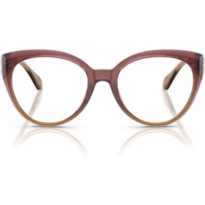 Michael Kors womens Mk4145u Amelia Island Universal Fit Round Prescription Eyewear Frames(Dusty Rose Light Brown/Demo Lens)