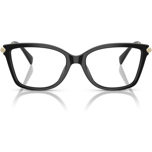 Michael Kors womens Mk4150u Kingston Universal Fit Rectangular Prescription Eyewear Frames(Black/Demo Lens)