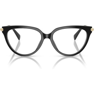 Michael Kors womens Mk4151u Windham Universal Fit Cat Eye Prescription Eyewear Frames(Black/Demo Lens)