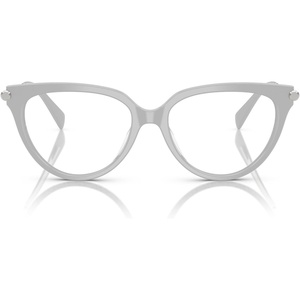 Michael Kors womens Mk4151u Windham Universal Fit Cat Eye Prescription Eyewear Frames(Grey Denim/Demo Lens)