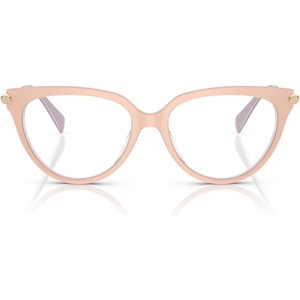 Michael Kors womens Mk4151u Windham Universal Fit Cat Eye Prescription Eyewear Frames(Light Sand Laminate/Demo Lens)