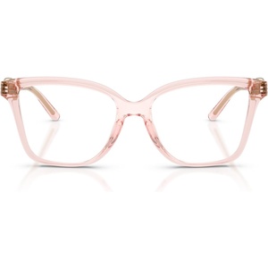 Michael Kors womens Mk4180u Kobe Universal Fit Square Prescription Eyewear Frames(Light Pink Transparent/Demo)
