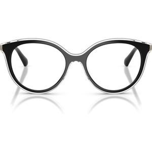 Michael Kors womens Mk4184u Sitges Universal Fit Round Prescription Eyewear Frames(Black/Demo)