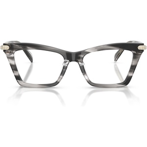 Michael Kors womens Mk4185bu Jamaica Universal Fit Cat Eye Prescription Eyewear Frames(Black Horn/Demo)