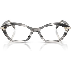 Michael Kors womens Mk4186bu Saint Lucia Universal Fit Oval Prescription Eyewear Frames(Black Horn/Demo)