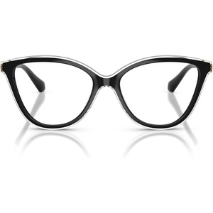 Michael Kors womens Mk4190u Costa Brava Universal Fit Cat Eye Prescription Eyewear Frames(Black/Demo)