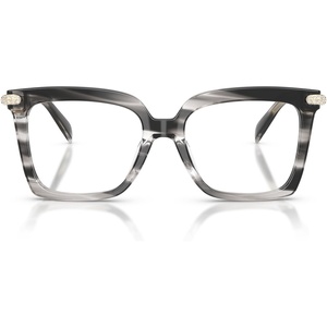Michael Kors womens Mk4191bu Exumas Universal Fit Square Prescription Eyewear Frames(Black Horn/Demo)