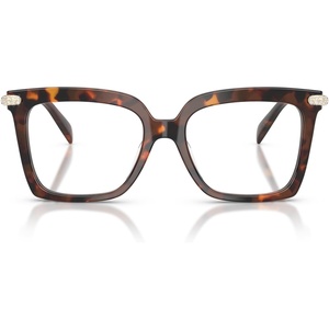 Michael Kors womens Mk4191bu Exumas Universal Fit Square Prescription Eyewear Frames(Luggage Tortoise/Demo)