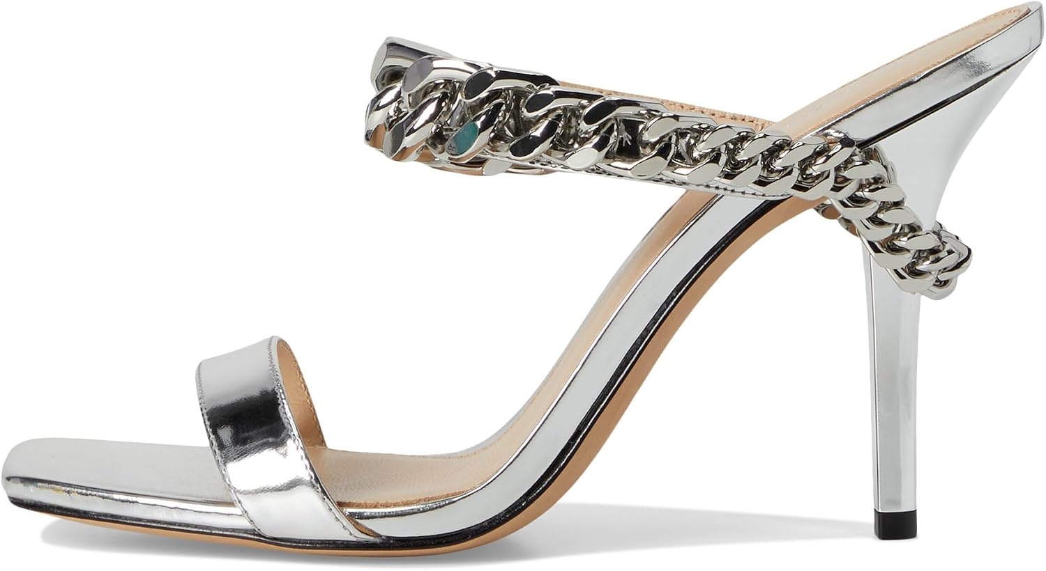 image:imageMICHAEL Michael Kors Bianca High SandalsSilver
