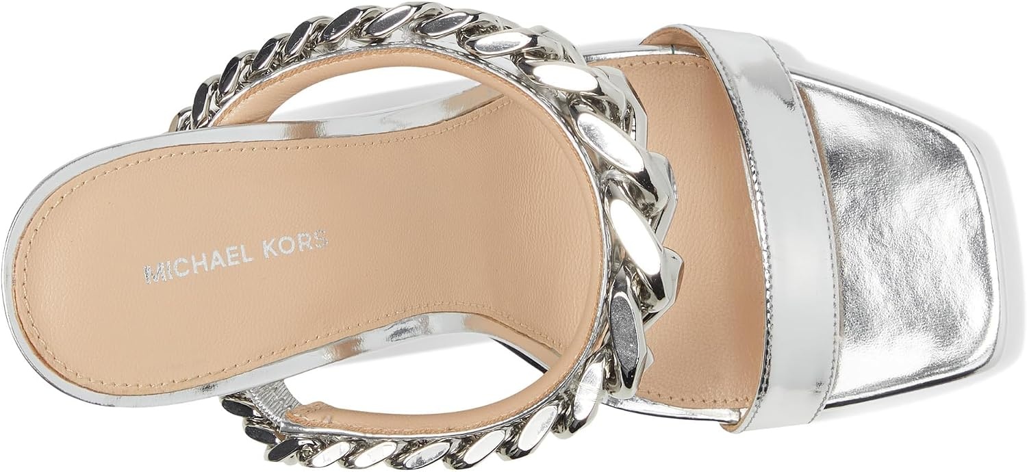 image:imageMICHAEL Michael Kors Bianca High SandalsSilver