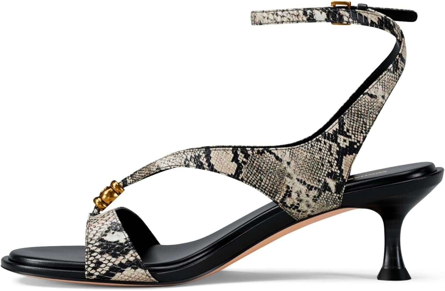 image:imageMICHAEL Michael Kors Cherie Mid SandalsLeatherNatural