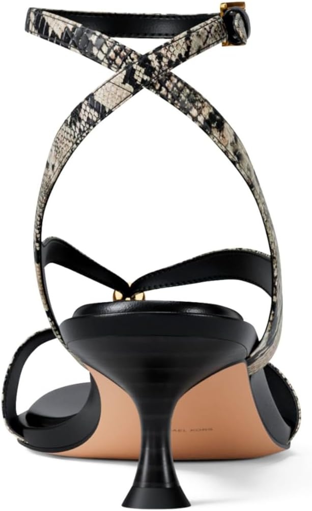 image:imageMICHAEL Michael Kors Cherie Mid SandalsLeatherNatural