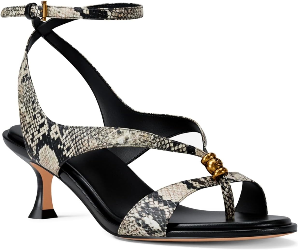 image:imageMICHAEL Michael Kors Cherie Mid SandalsLeatherNatural