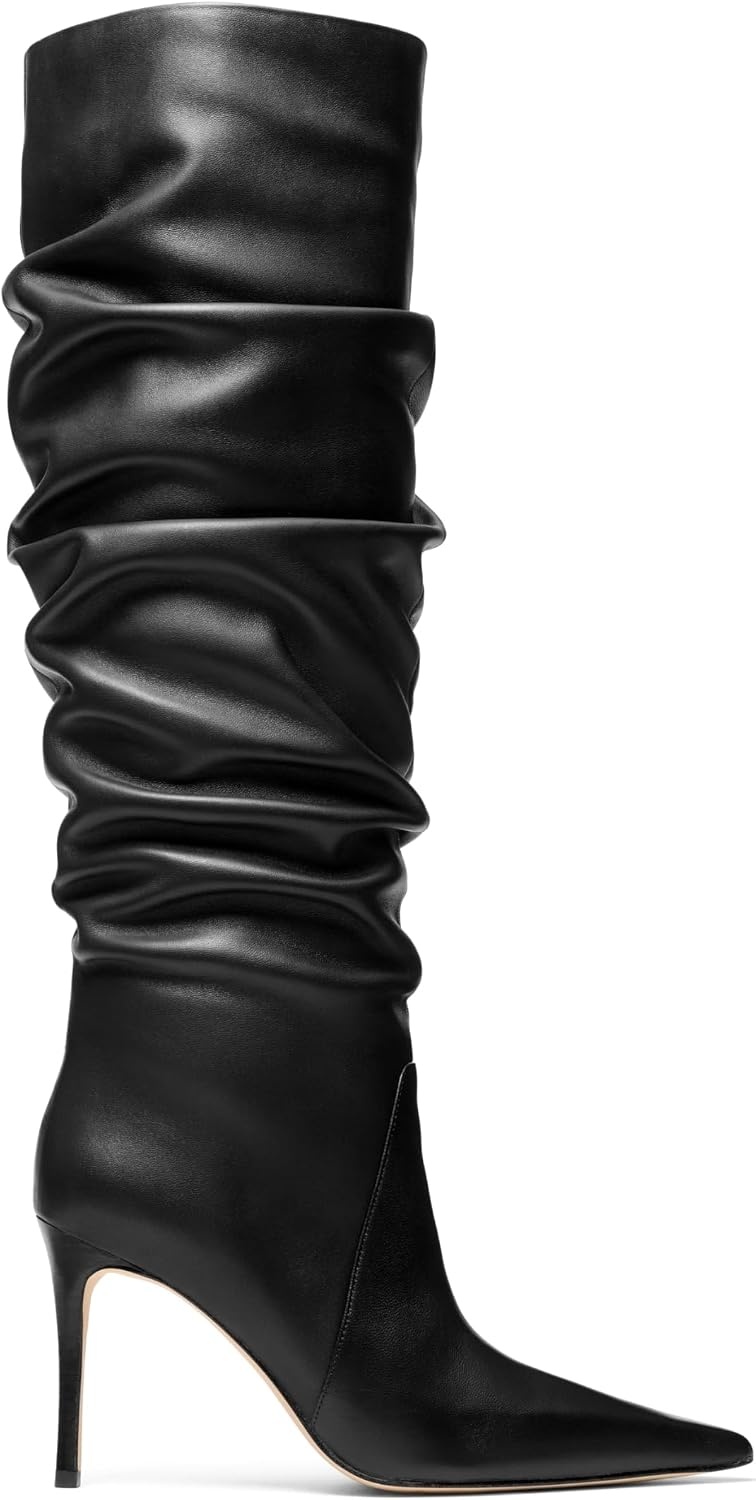 image:imageMICHAEL Michael Kors Dawn Heeled BootsBlack
