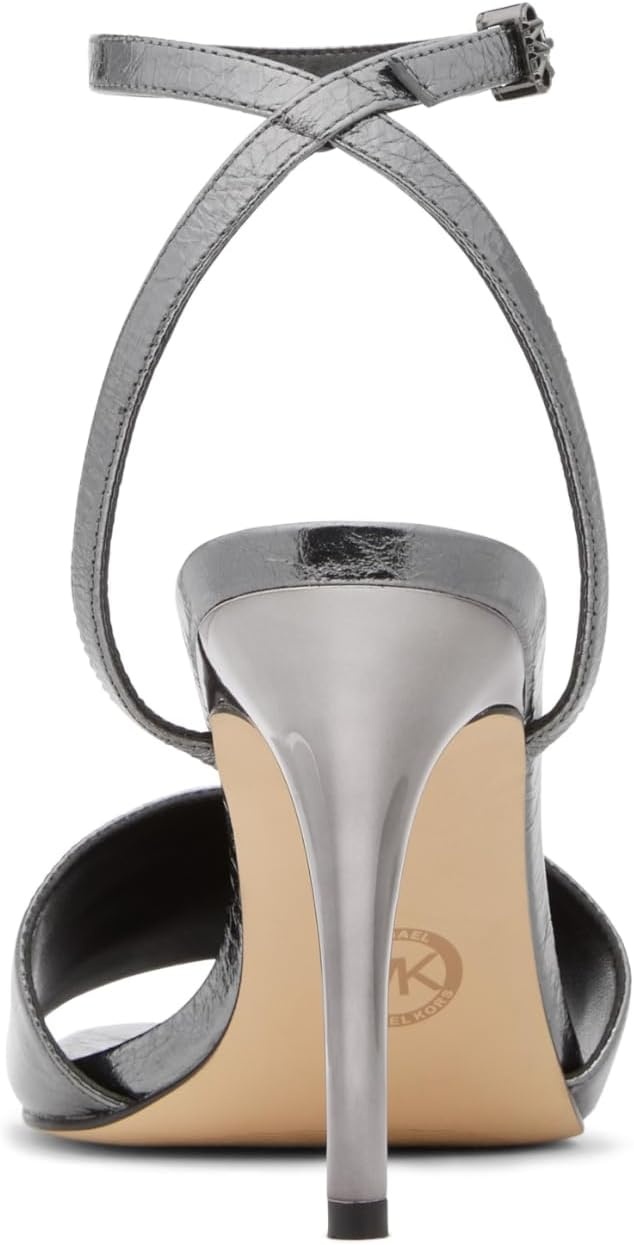image:imageMICHAEL Michael Kors Elyse Heeled SandalsGunmetal
