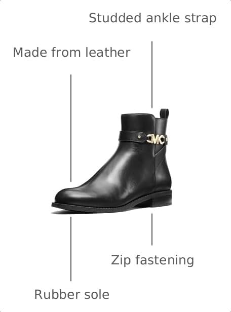 image:imageMICHAEL Michael Kors Farrah Flat BootieBlackVachetta Leather