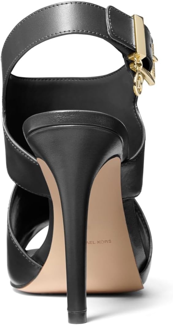 image:imageMICHAEL Michael Kors Harper Heeled SandalsLeatherBlack