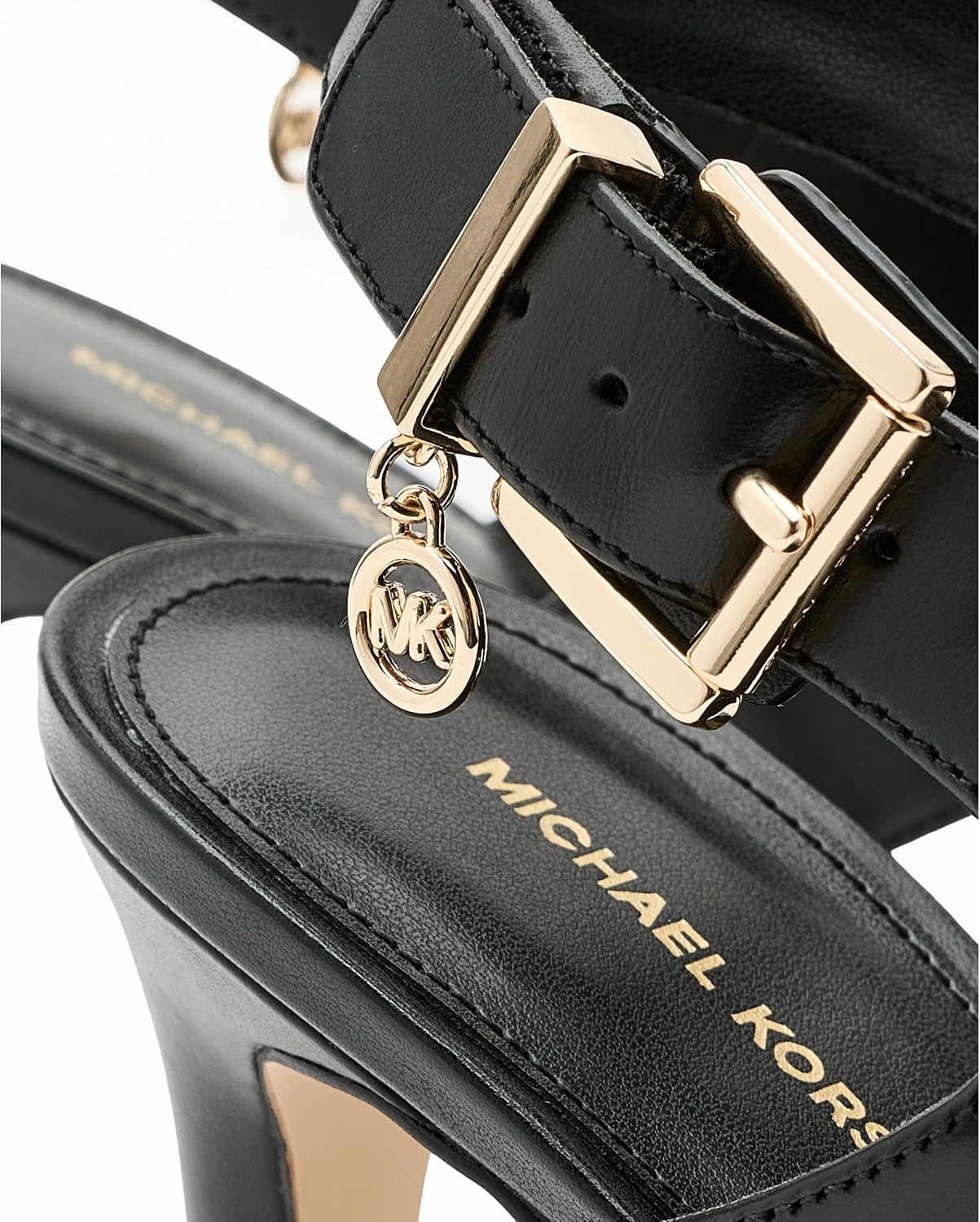 image:imageMICHAEL Michael Kors Harper Heeled SandalsLeatherBlack