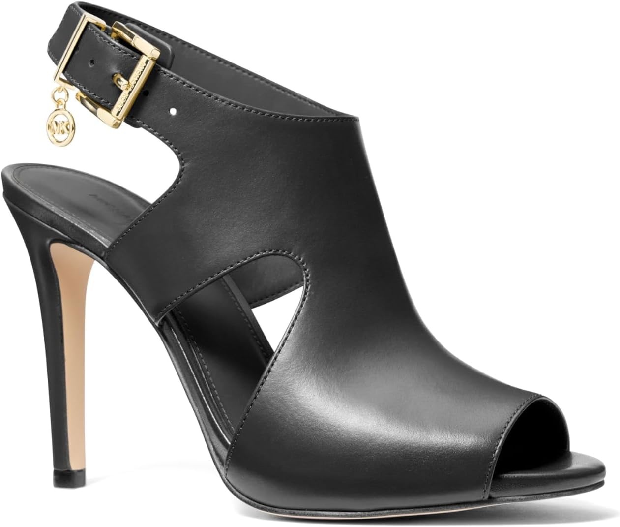 image:imageMICHAEL Michael Kors Harper Heeled SandalsLeatherBlack