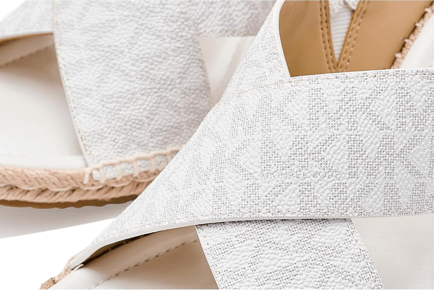 image:imageMICHAEL Michael Kors Kenzie WedgeOptical White