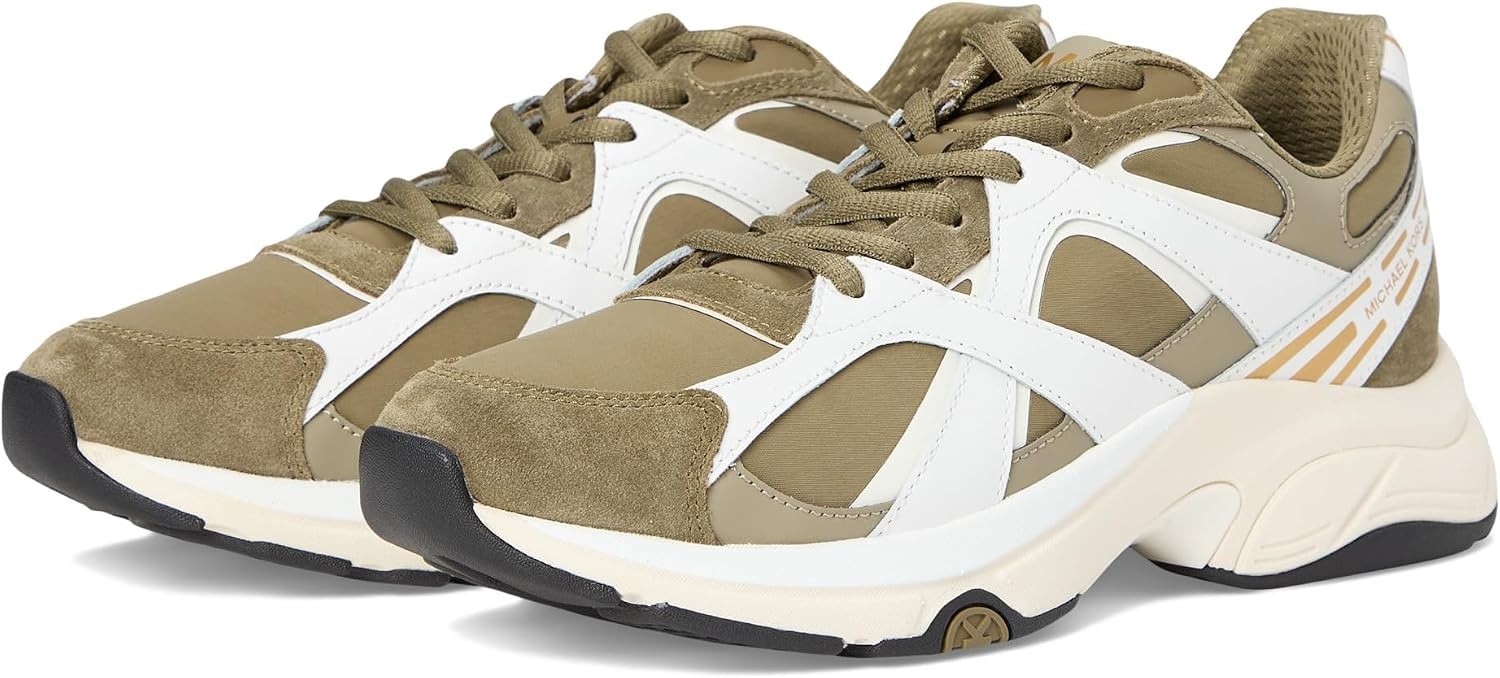 image:imageMichael Kors Leo TrainerSafari Green
