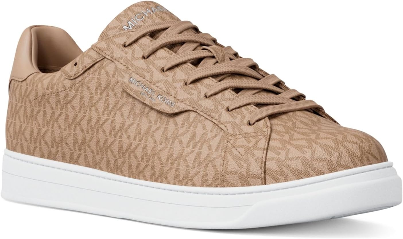 image:imageMichael Kors Mens Keating Lace Up SneakersLeatherKhaki