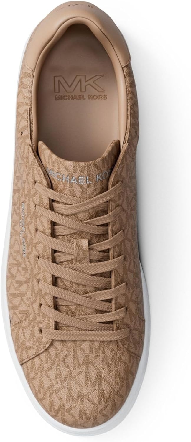 image:imageMichael Kors Mens Keating Lace Up SneakersLeatherKhaki