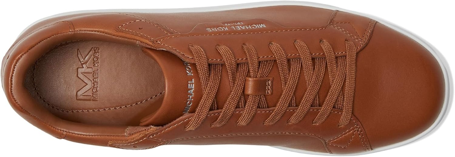 image:imageMichael Kors Mens Keating Lace Up SneakersLeatherLuggage