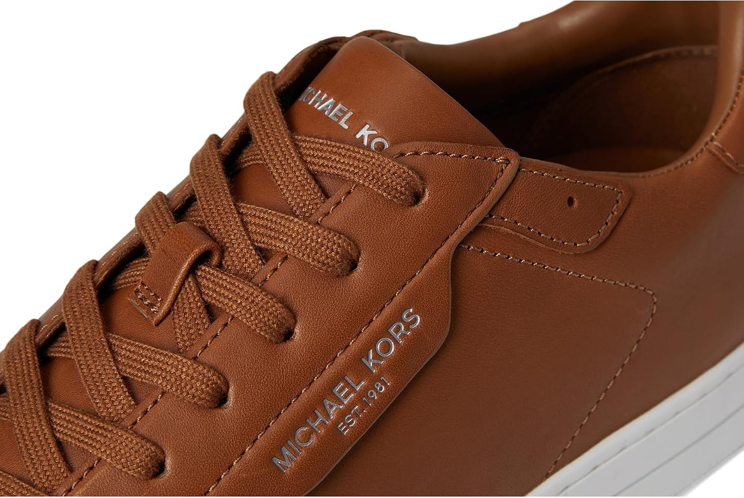 image:imageMichael Kors Mens Keating Lace Up SneakersLeatherLuggage