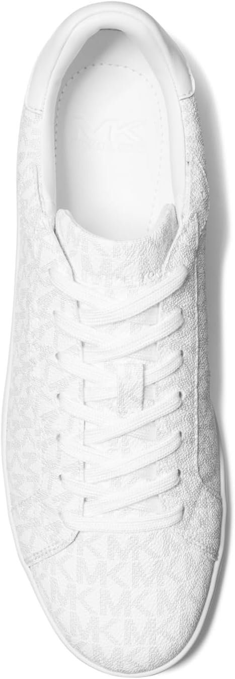image:imageMichael Kors Mens Keating Lace Up SneakersMk SignatureBright White