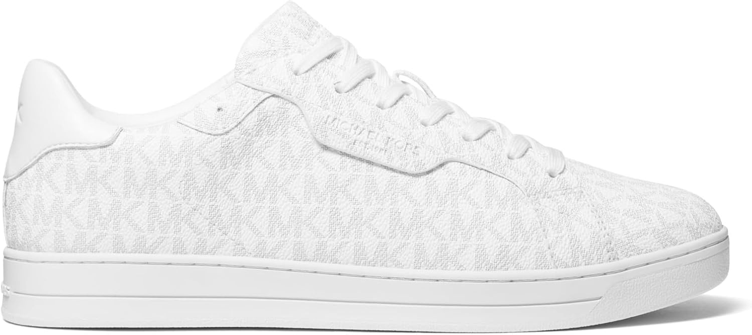 image:imageMichael Kors Mens Keating Lace Up SneakersMk SignatureBright White