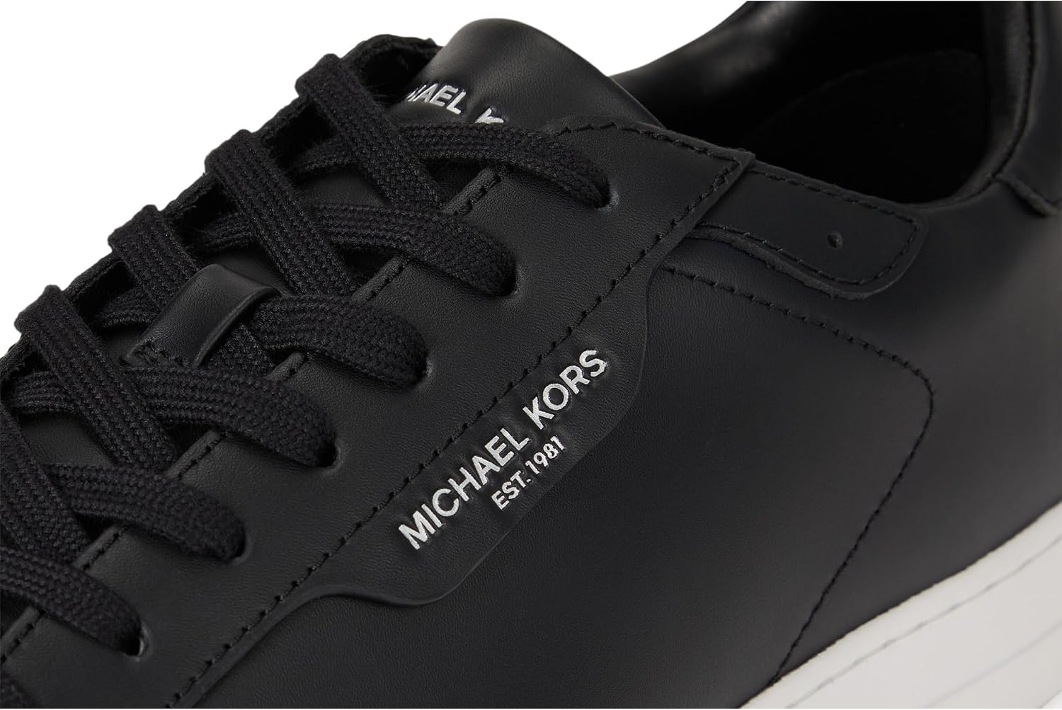 image:imageMichael Kors Mens Keating Lace Up SneakersVachetta LeatherBlack