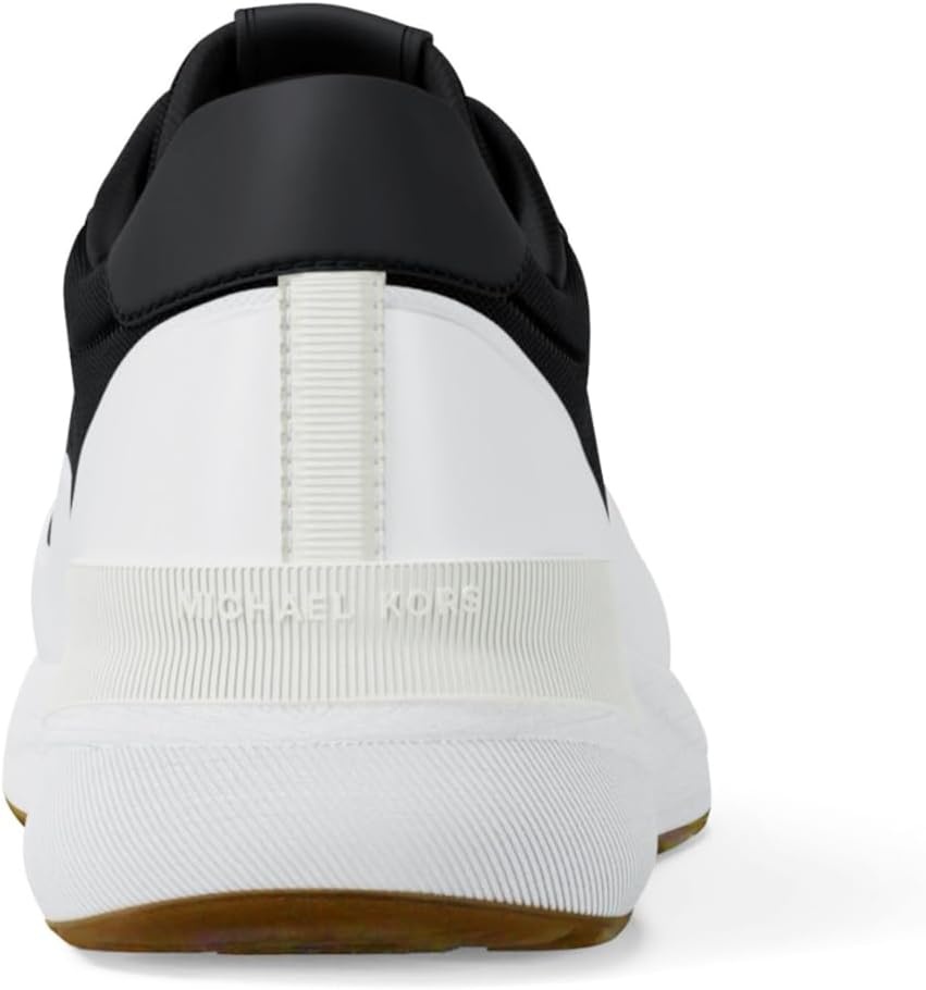 image:imageMichael Kors Mens Trevor TrainerRubberized NappaBlackOptic White