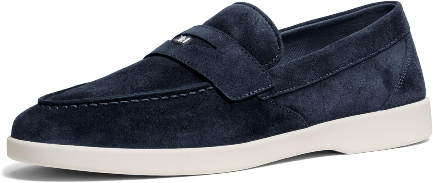 image:imageMichael Kors Mens Wesley Slip onLeatherDress Blues