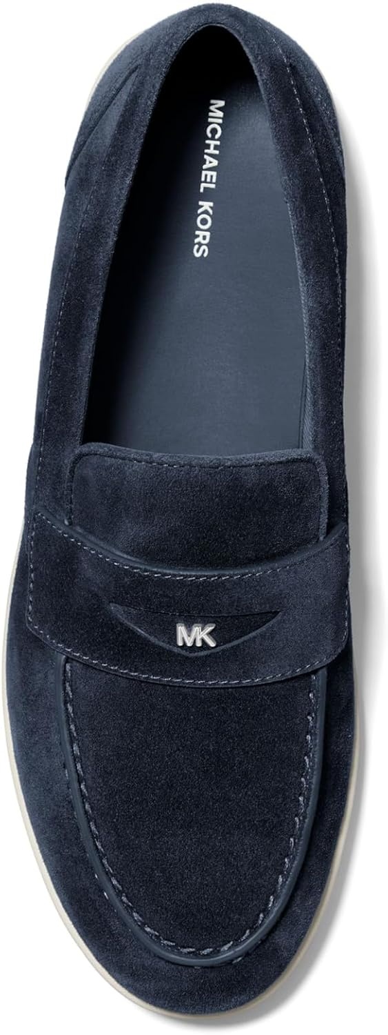 image:imageMichael Kors Mens Wesley Slip onLeatherDress Blues