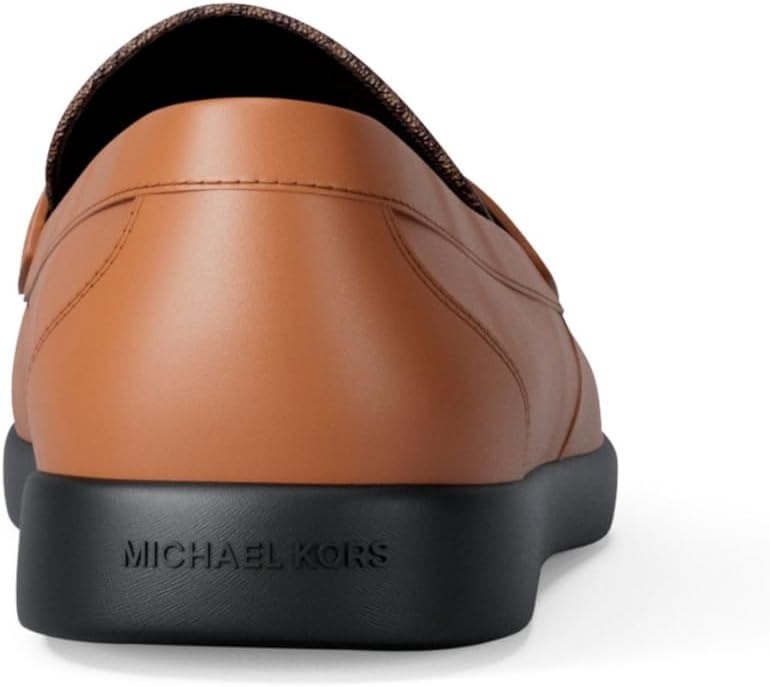 image:imageMichael Kors Mens Wesley Slip onMk Signature Coated TwillBrownLuggage