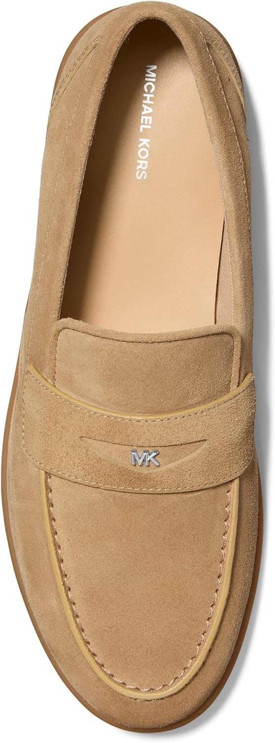 image:imageMichael Kors Mens Wesley Slip onSuedeKhaki